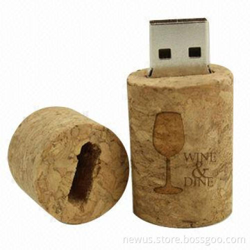 Shock-resistant Wooden USB Flash Drives, Support User's Password and File Encryption, 2 to 32GB